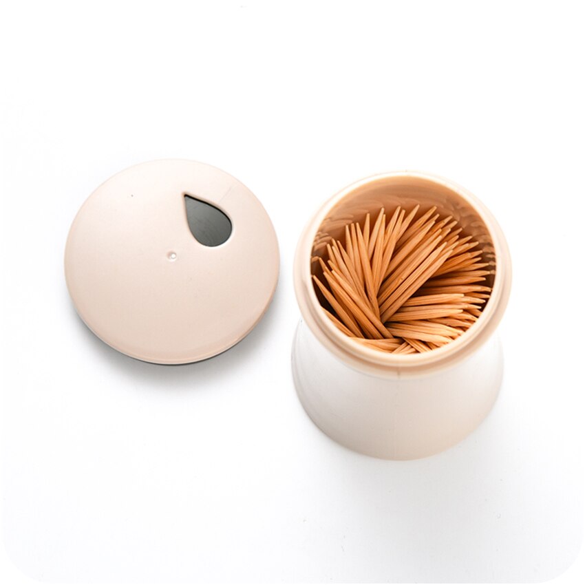 1pc tandenstokerhouders ronde vierkante vorm restaurant thuis tafeldecoratie wattenstaafjesdoos