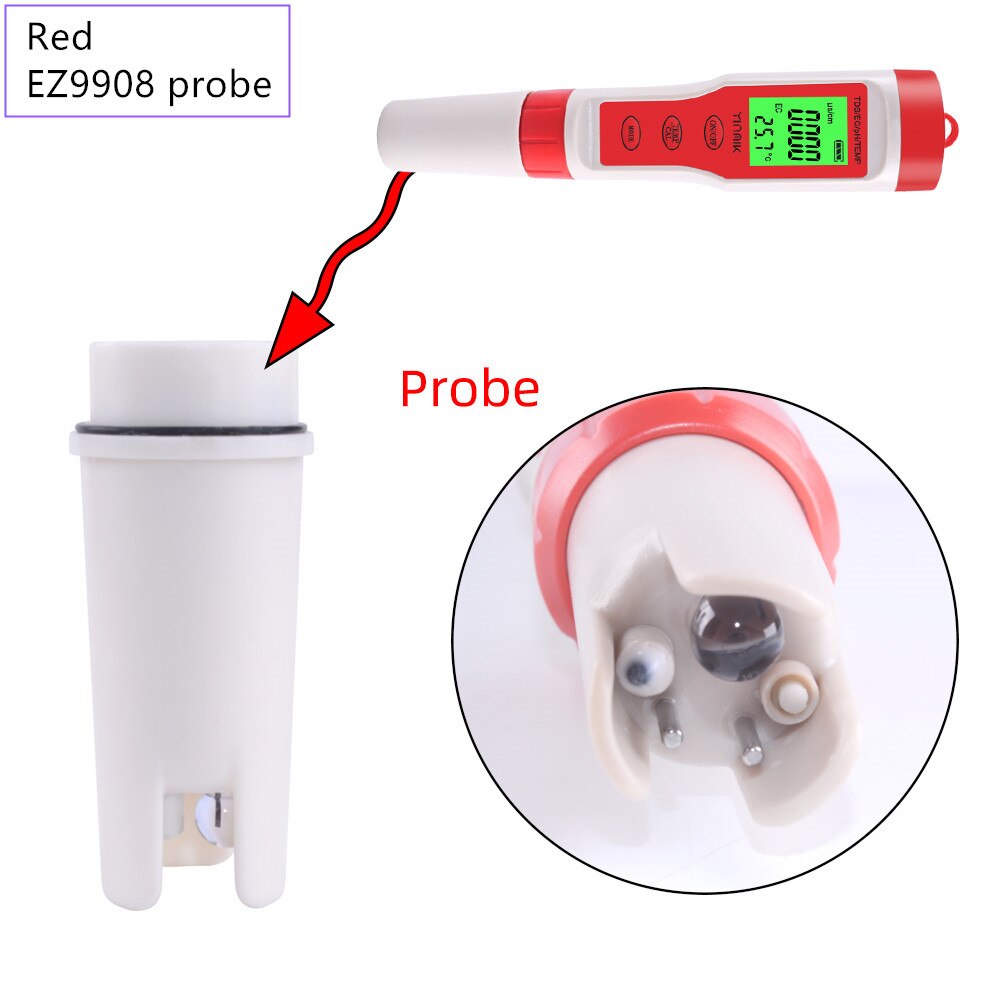 Replacement Glass probe Electrode for digital 7 IN 1/5 IN 1/3 IN 1 tds ec ph ORP temp tester 40% OFF