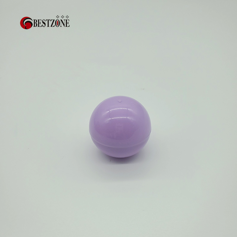 20 Teile/paket Macaron Lila Kunststoff Überraschung Ball Kapseln Spielzeug Leere Können Öffnen Kinder Für Automaten Neuheit Lustige: Default Title