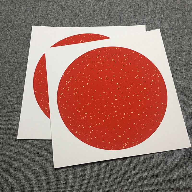 Goldene Folien roh Xuan Papier Objektiv Karte 10 stücke Papel Arroz freundlicher Malerei Karten Tinte Malerei Kalligraphie Halb Reif Reis papier