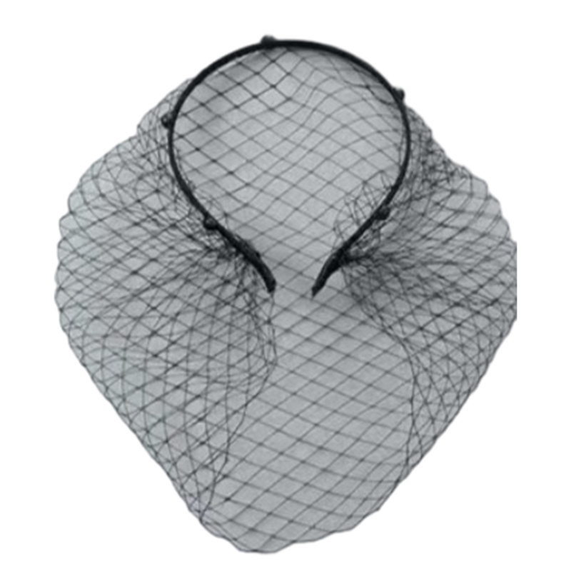 Diademas velo caladas misteriosas y sexis para mujer, diademas decorativas malla para cara, aros para para para: YELLOW
