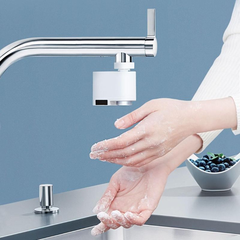 Grifo automático con Sensor de movimiento, adaptador de grifo automático para cocina, baño, lavabo, aireador manos libres, Sensor de grifo inteligente