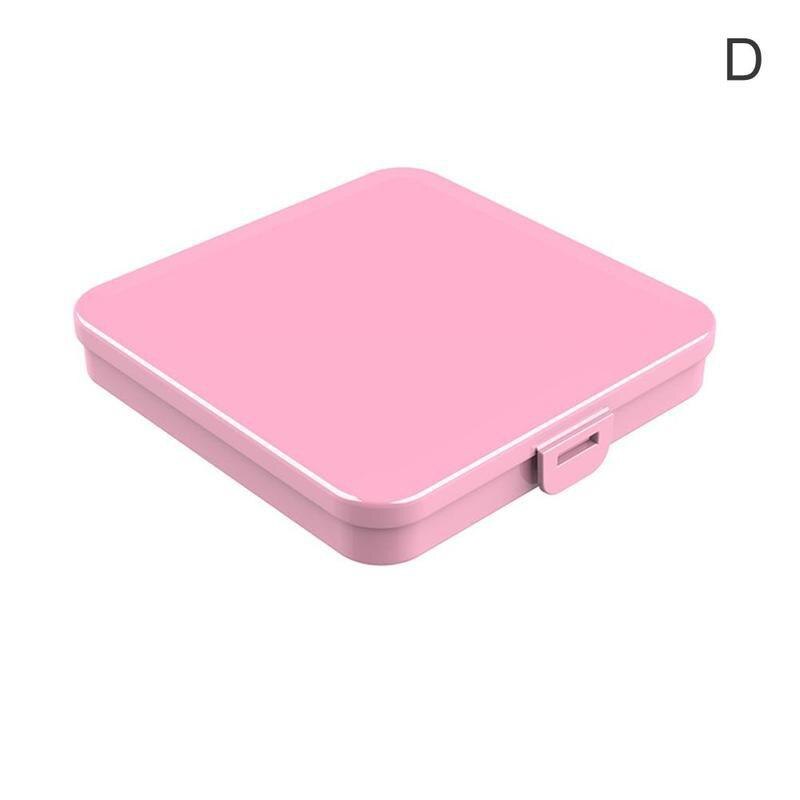 1Pc Bespaart Box Maskers Houder Doos Maskers Besparen Opslag Vochtbestendige Stofdicht Draagbare Plastic Cover Voor Wegwerp Bespaart doos Maskers: Pink