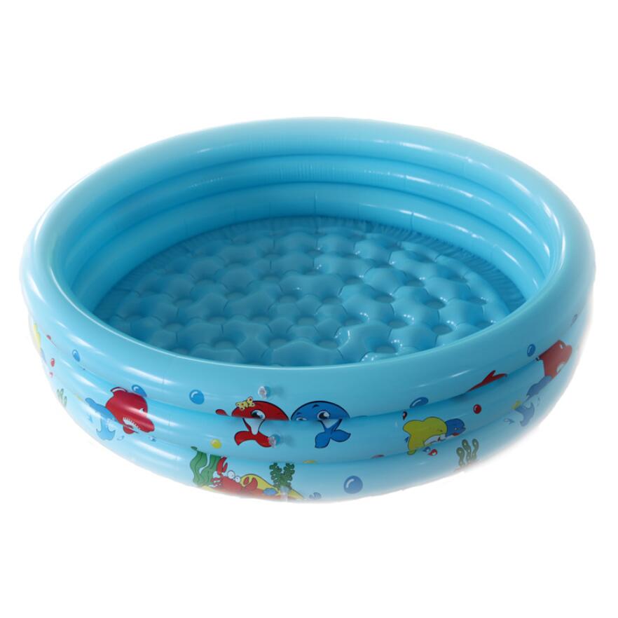 Piscine gonflable ronde 4 couleurs 0 à 3 ans | Pour bébé, monde de l'océan, piscine gonflable, pour bébés enfants: blue