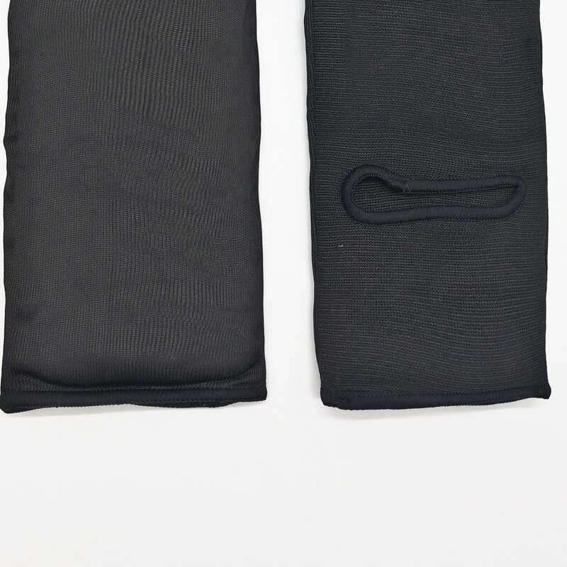 Karate Voet Protector Shin Wreef Guards Taekwondo Been Guard Voet Sparring Pads Wit Zwart Doek Pad Gear Kinderen Volwassen