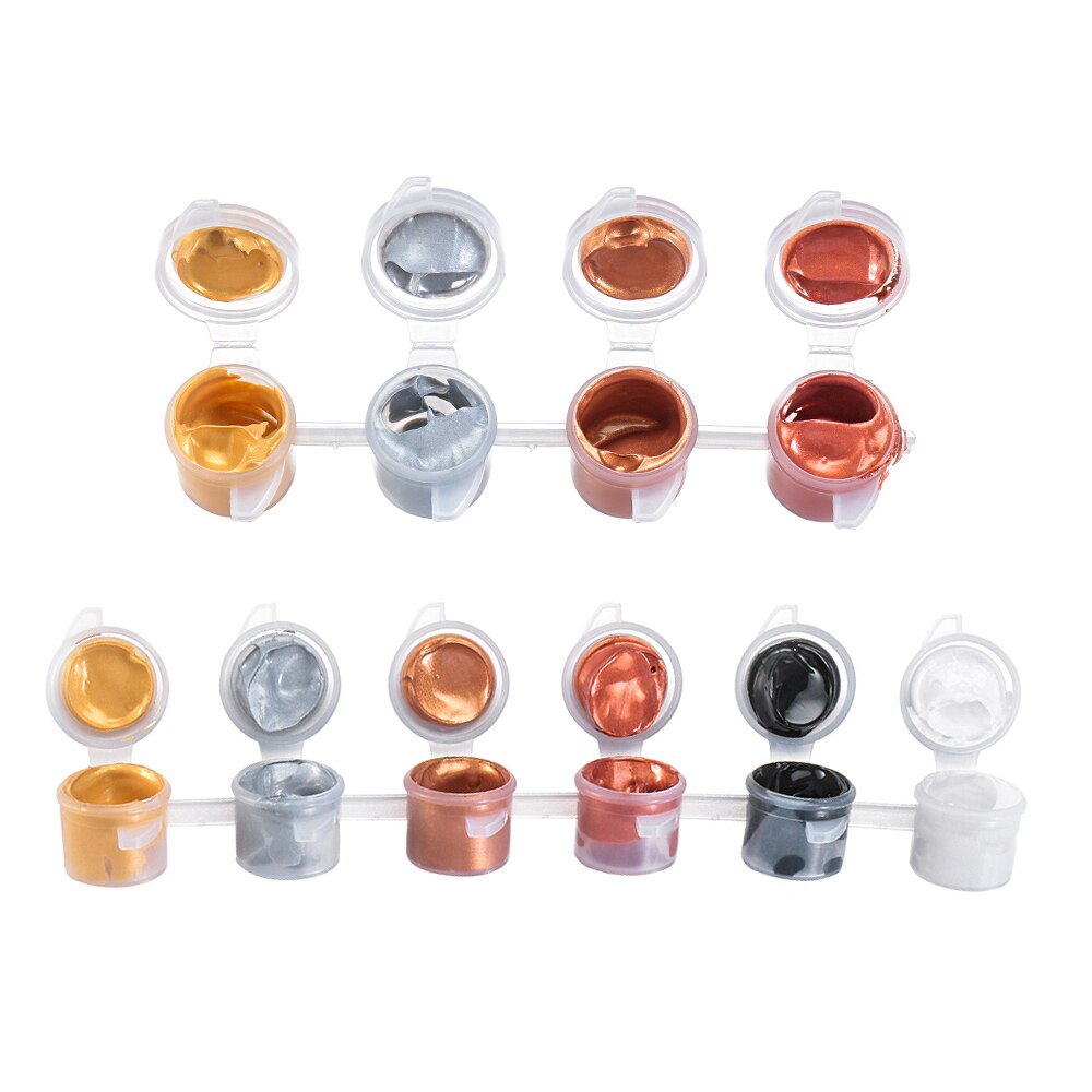 Mini Model Paints Ultra-light Mini Clay Model Coloring Paints Metall... – Vicedeal
