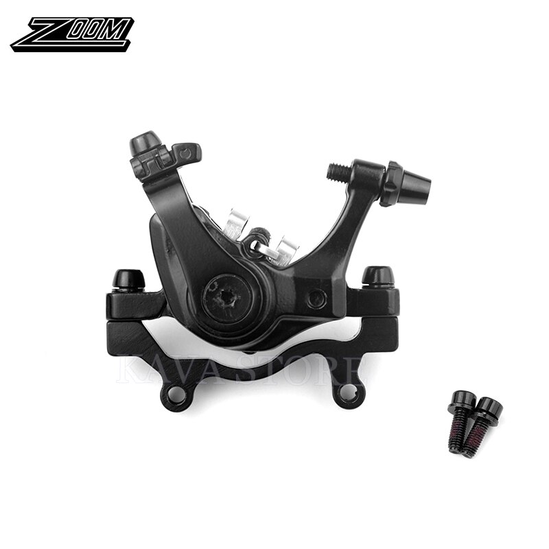 ZOOM Aluminum Alloy Bicycle Rear Disc Brake Black Mountain Road MTB Bike Mechanical Caliper Disc Brakes Cycling Double Brake