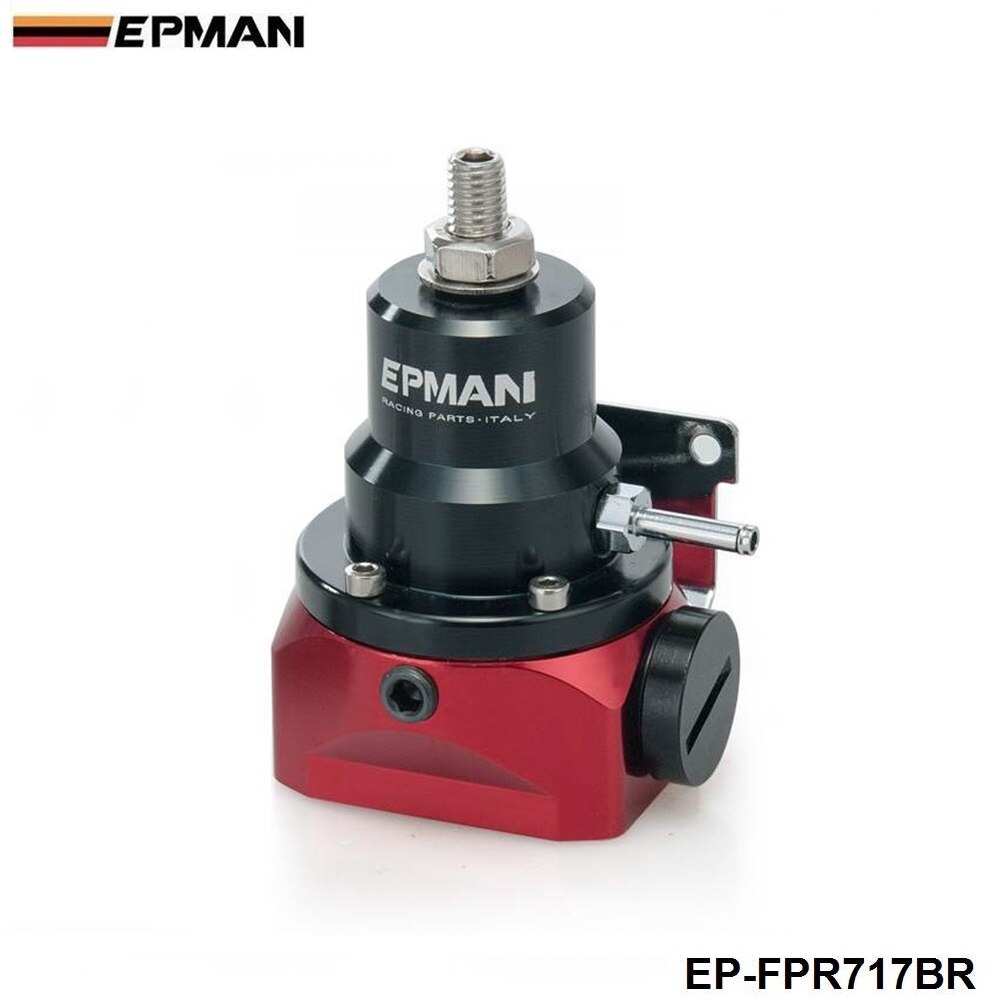 EPMAN jdm-Regulador de presión de combustible ajustable FPR, accesorio para Cherokee XJ 84-05 TK-FPR717BR, con calibre 160psi/No con) AN10: No with