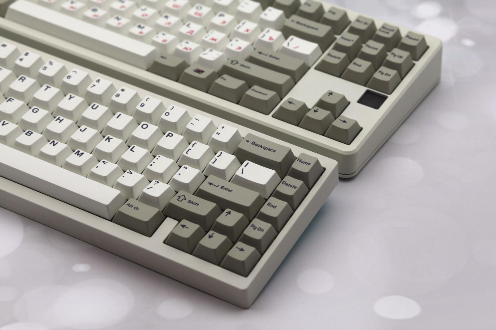 Keebox Shenpo Red Russian Sub Legend Keycaps For Mechanical Keyboard PBT Cyrillic Keycaps Cherry Profile Full Set Keycaps