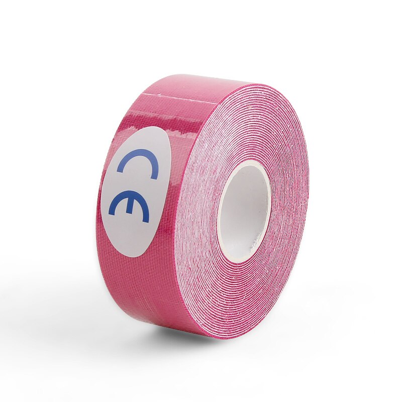 2.5cm x 5m kinesiologietape kinesiotape elastische katoenen kleefband sport spierpleister tape rekverband sticker: Rood