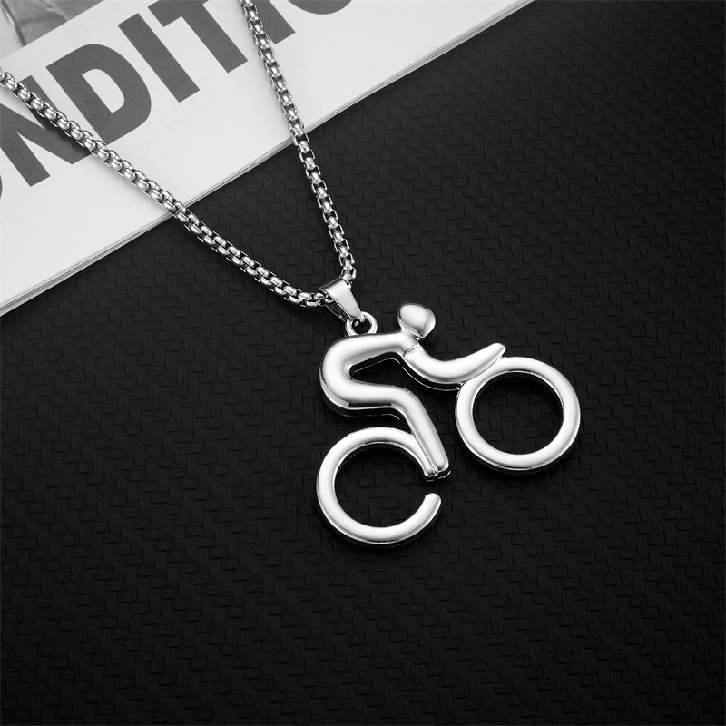 Bransoletka sportowa z plecionego sznurka, modna w 2025 roku, popularna bransoletka z zawieszką rowerem, tenisem, piłką nożną, biżuteria dla przyjaciół, zawodników, prezent.: W kolorze różowego złota