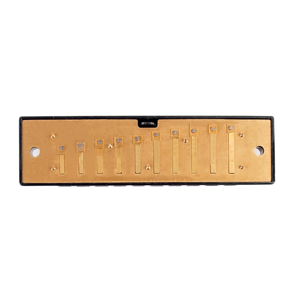 Unfinished Harmonica Comb with Reed Replacement Woodwind Instrument Parts Diatonic 10-Hole Key C Accessories