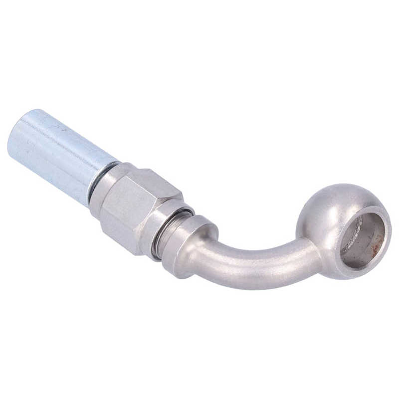 4pcs 75° Motorcycle Brake Oil Hose Line Banjo Fitting Stainless Steel M10 Replacement for Ducati Brake Hose Banjo Fitting