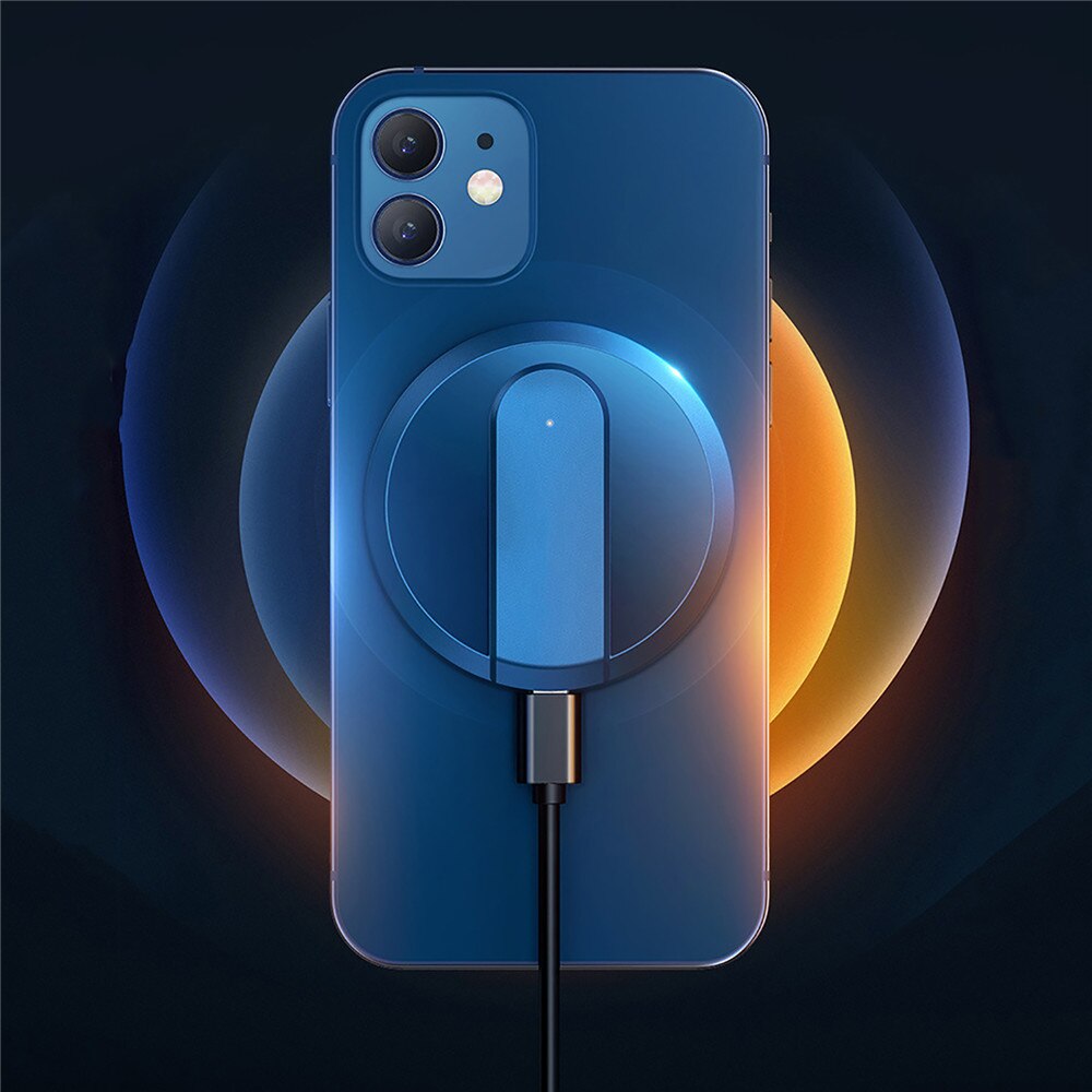 15w draadloze telefoonopladers voor de iphone 12- serie, magnetische snellaadstandaard voor de iphone 12 pro/pro max/mini-telefoon