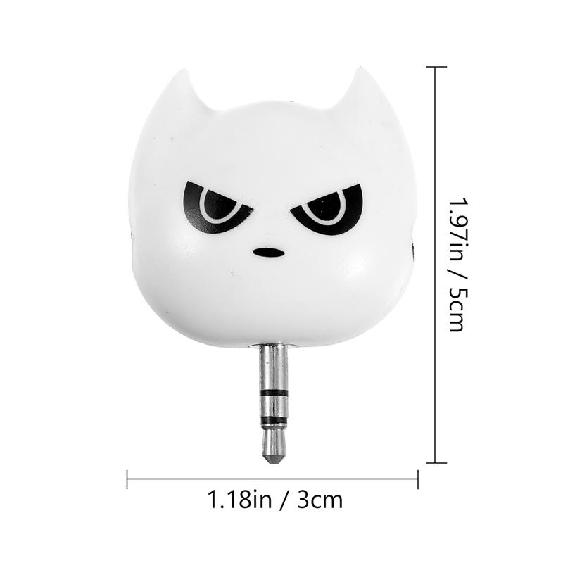 2pcs Headphone Splitter Triple Outputs Headphone Audio Splitter Connector