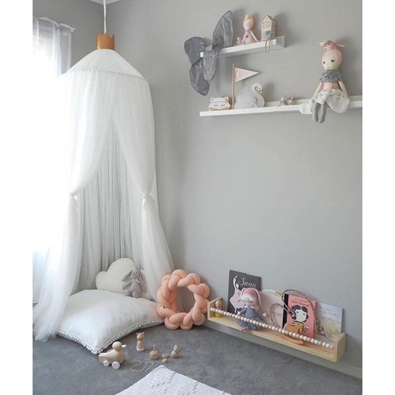 Tentes de rêve princesse pour bébé fille | Décor de chambre à coucher pour enfant en bas âge, filet anti-moustiques pour bébé, accessoires de berceau