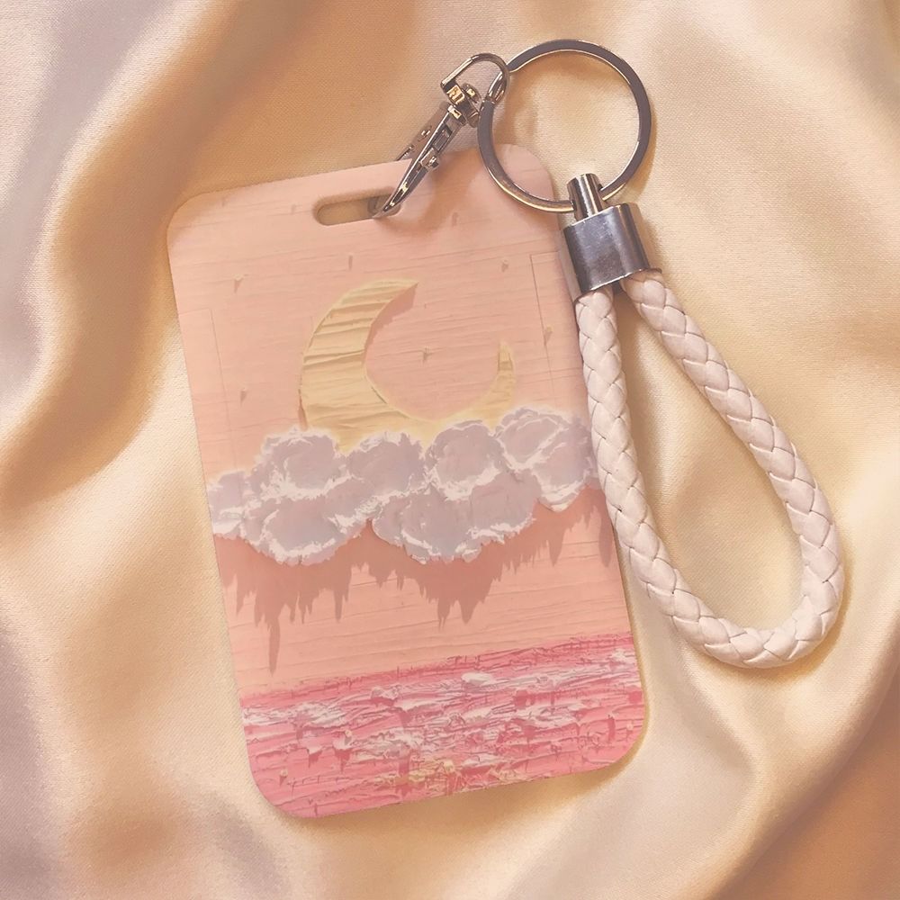 Plastic Cartoon Schattige Creditcardhouders Bank Id Houders Badge Kind Bus Hoesje Vrouwen Mannen Visitekaarthouder: Rose Rood