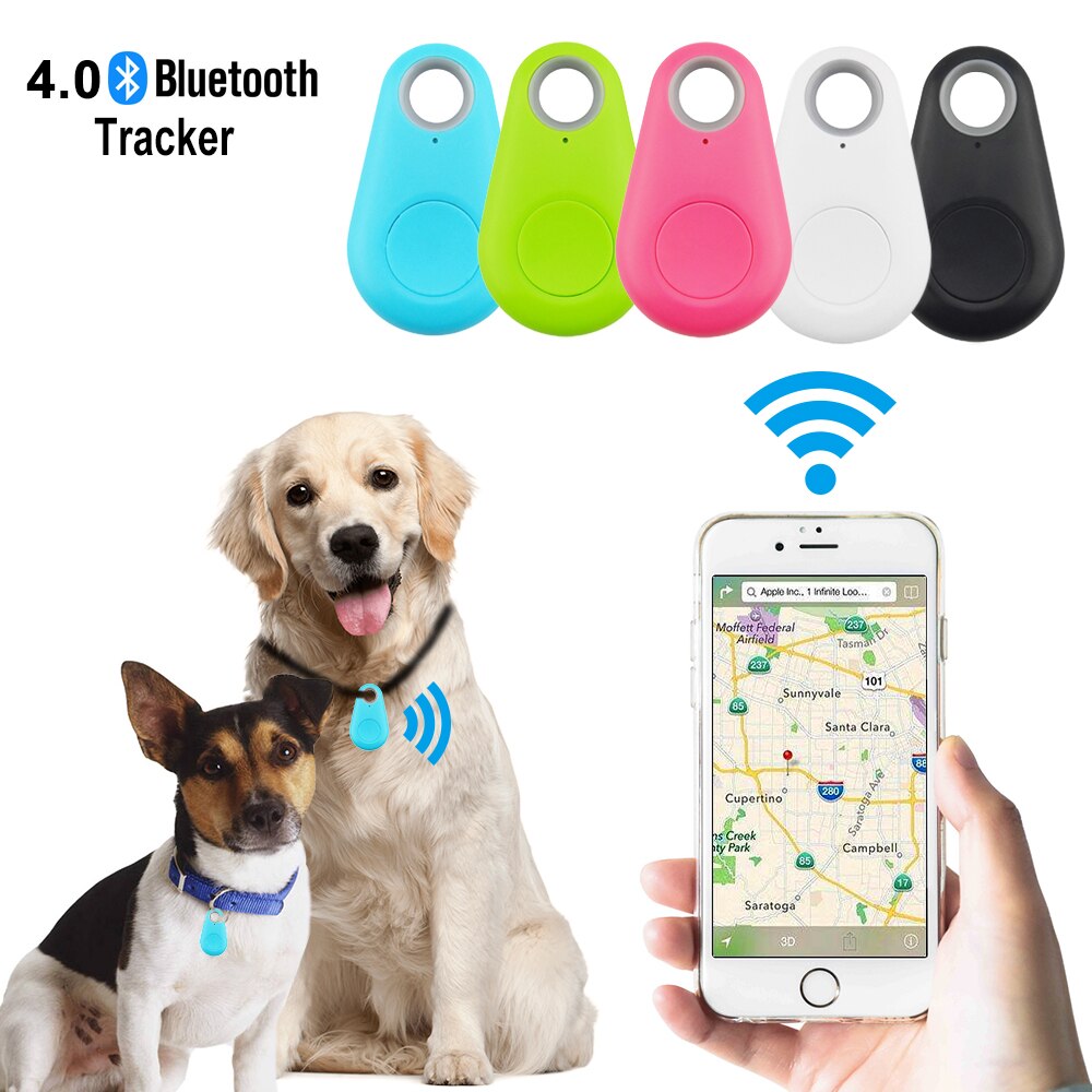 Nøgle pung telefon finder sporing tag kæledyr hund kat smart mini gps finder bluetooth anti-tabt tyverialarm nøglering locator tracker