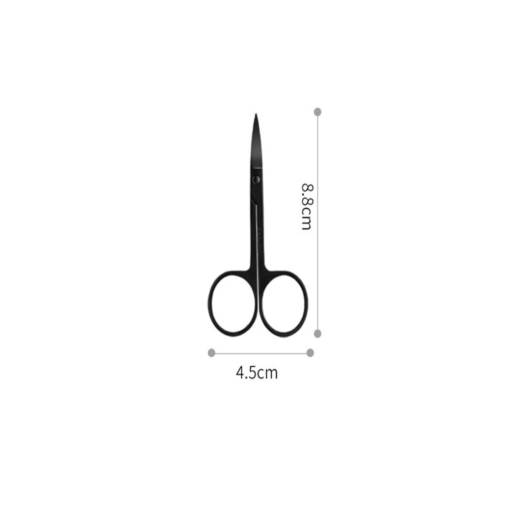 AMSIC – ciseaux à sourcils professionnels, courbés, antiadhésifs, accessoires de maquillage