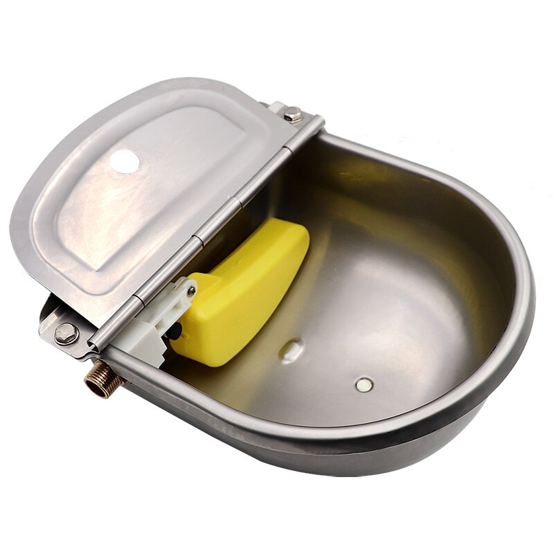 Livestock Horse Cow Automatic Water Bowls Stainless Steel Drinking Bowl Float Outlet For Cattle Dog Sheep Pig Feeder: Default Title