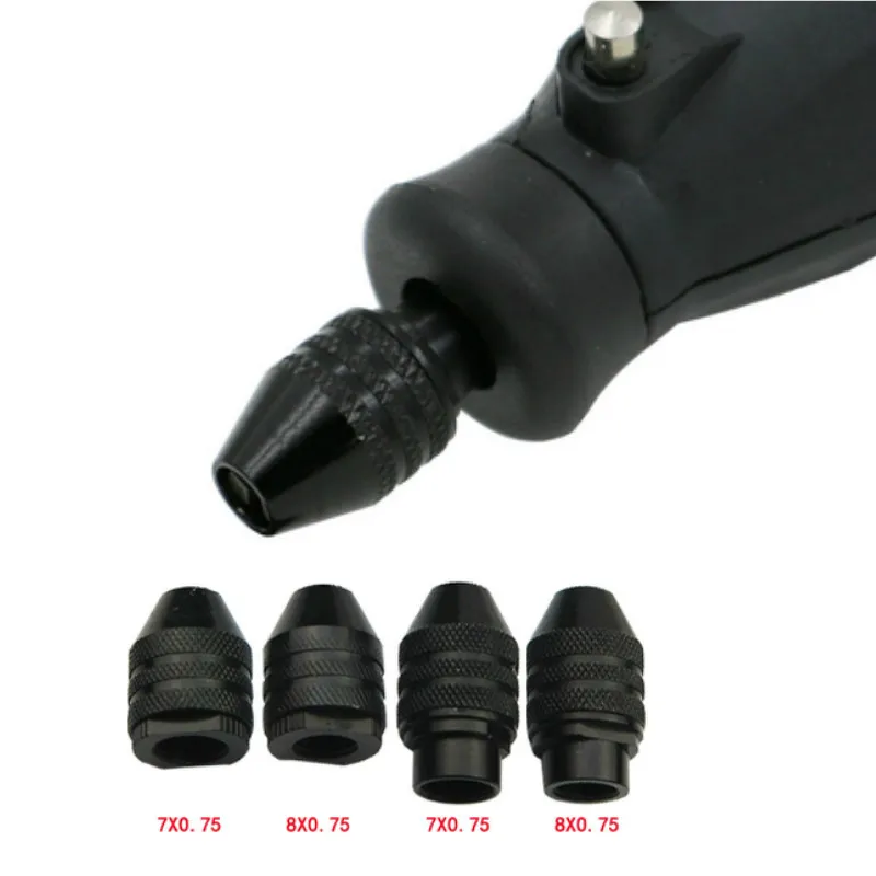 Herramientas rotativas Dremel, portabrocas sin llave, adaptador, convertidor, Mini portabrocas Universal, portabrocas múltiple de 0,3-3,2mm sin llave