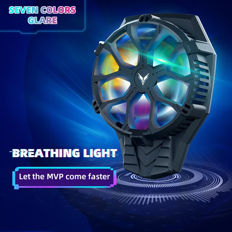 Mobiele Telefoon Radiator Halfgeleider Koeling Bevroren Koeling Koeling Radiator Licht Digitale Display Game Koellichaam