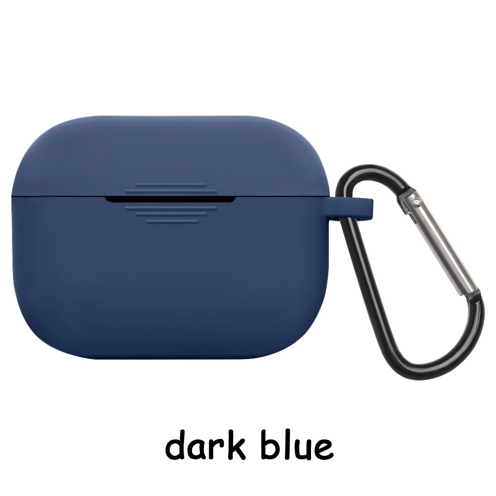 Funda protectora de silicona para Apple Airpods Pro Auriculares inalámbricos con Bluetooth para Airpods 3: navy blue