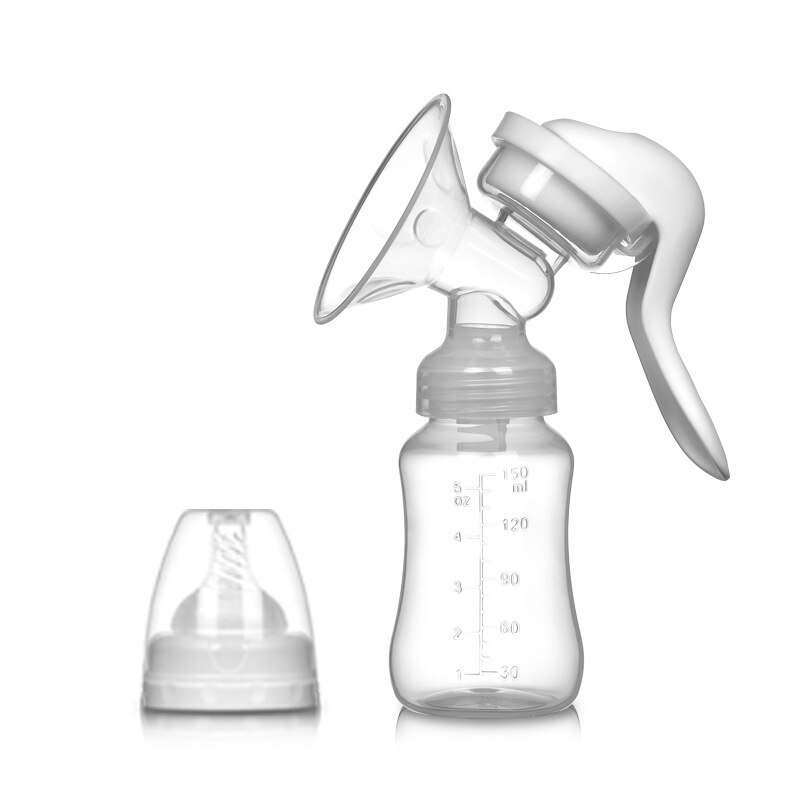 Tiralatte manuale capezzolo aspirazione latte maternità succhiare forniture postnatale pompe latte biberon accessori per bambini: Default Title