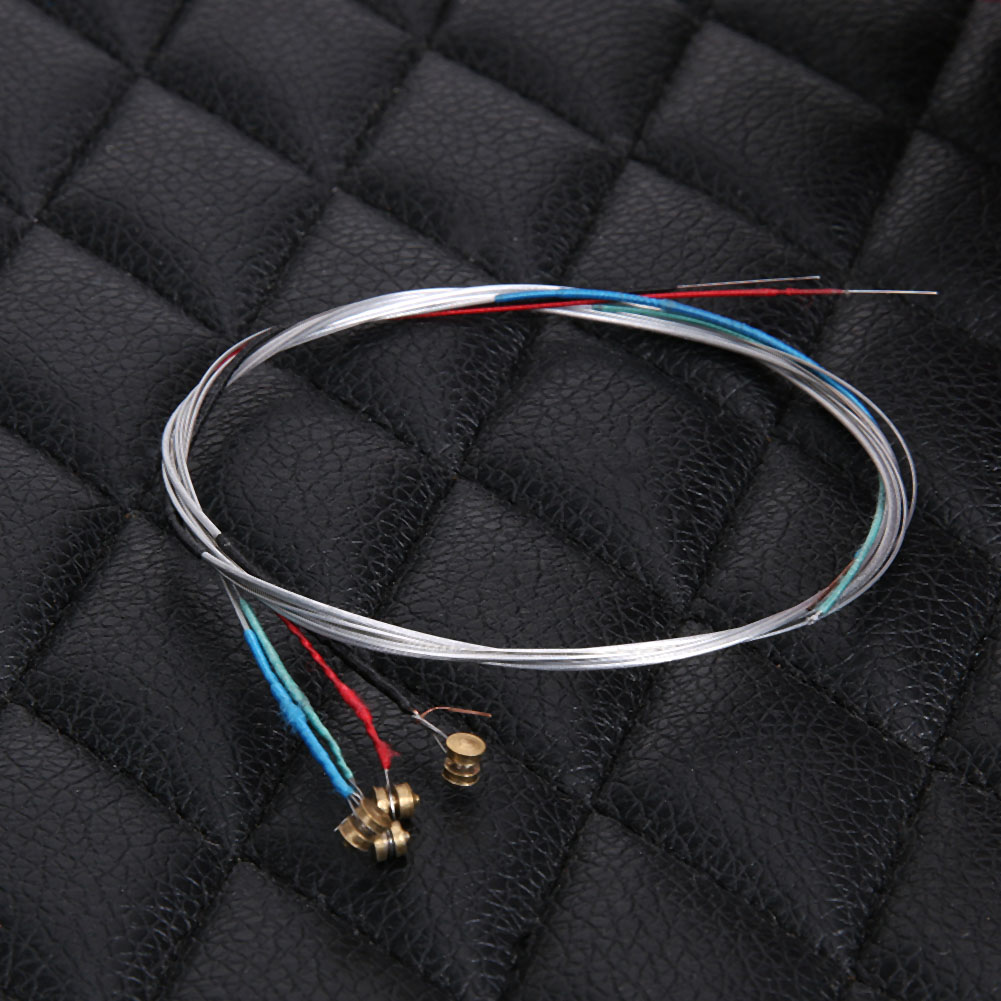 Cuerda de violín , cuerdas de acero para violín, piezas de instrumentos musicales con núcleo de E-A-D-G, accesorios de violín de aluminio