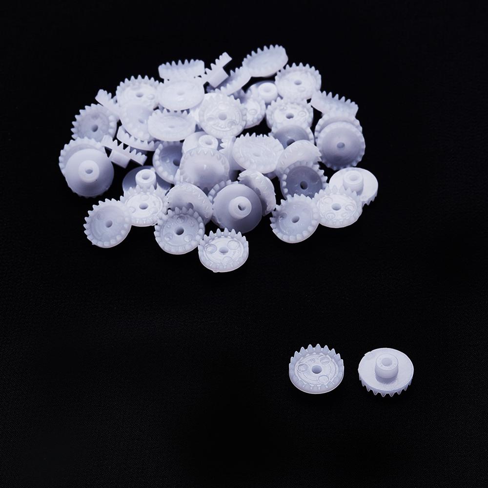 18/20/22/24 Teeth Plastic Gear Model 182A/182.5A/202A/C202A 0.5 Modulus Toy Motor Parts Accessories 10~50pcs
