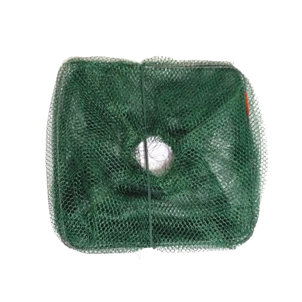Red de pesca en para cangrejo, gambas de señuelo para pesca, trampa de inmersión fundida, jaula de red plegable, herramienta de pesca de