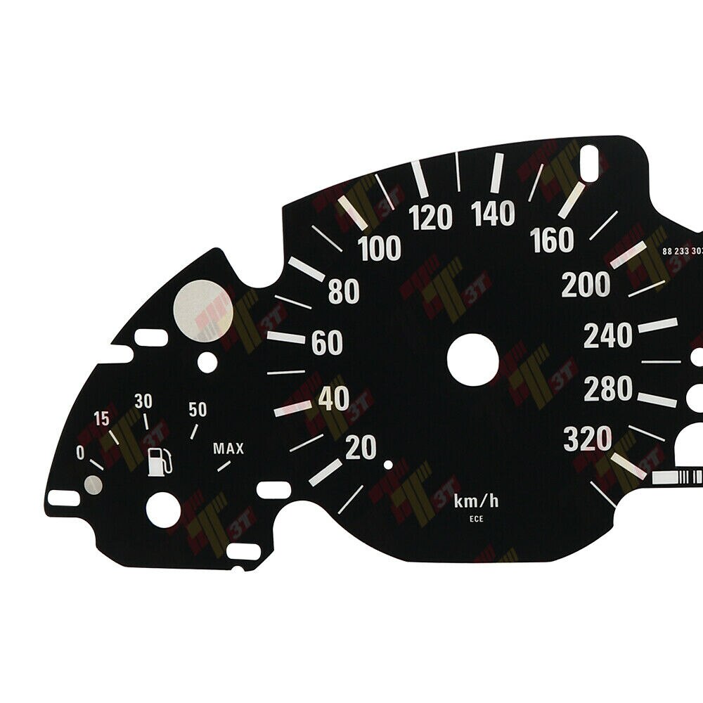 Gauge Face Overlay for BMW E38 E39 E53 X5 Instrument Cluster 240km/h 320KM/H