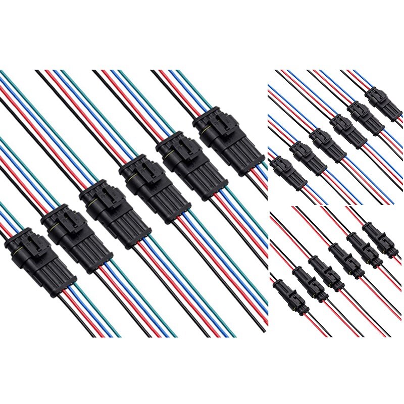 Connector,Way 16 AWG Wire,Waterproof Wire 1.5mm Series Terminal Connector,Suitable for Car Truck(6 Kit)