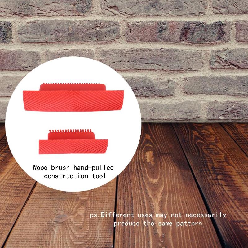 2pcs DIY Rubber Roller Embossed Paint Roller Wall Texture Stencil Brush