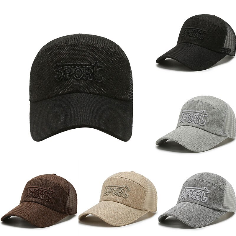 Streetwear netting solhatt fiskenett baseball bokstav caps topp hodeplagg sport unisex caps justerbar pustende basketball hattemaker