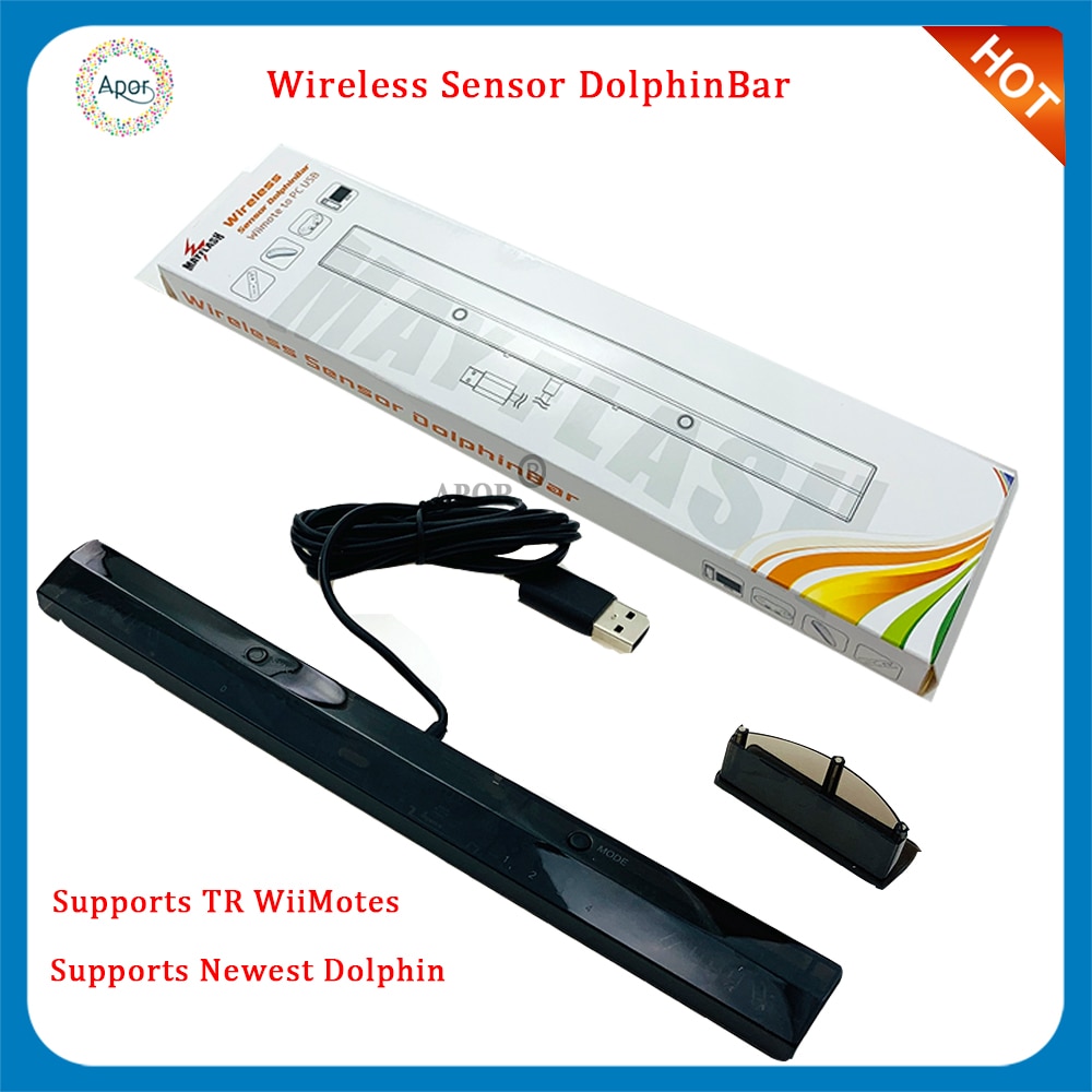 Hotsale Voor Mayflash W010 Draadloze Sensor Dolphinbar Bluetooth Verbinden Voor Wii Remote Plus En Pc Ondersteuning G-Sensor Functie