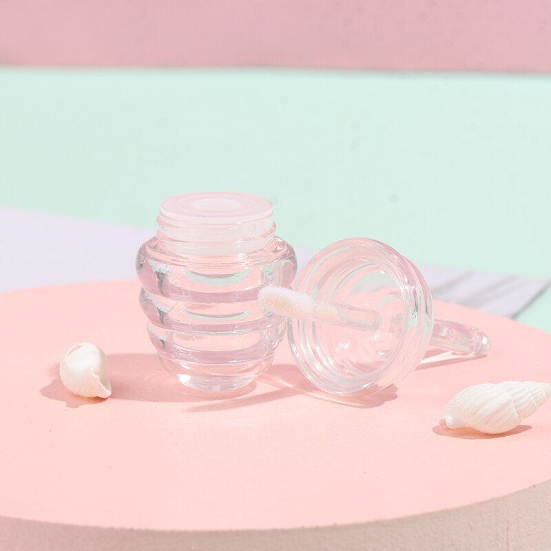 5/10 stuks lege lipglosstubes, doorzichtige mini navulbare lippenbalsemflesjes