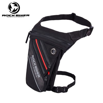 ROCK BIKER Motorcycle Trunk motorcycle bags racing bags leg bags Reflector safety 4 colors: Rood