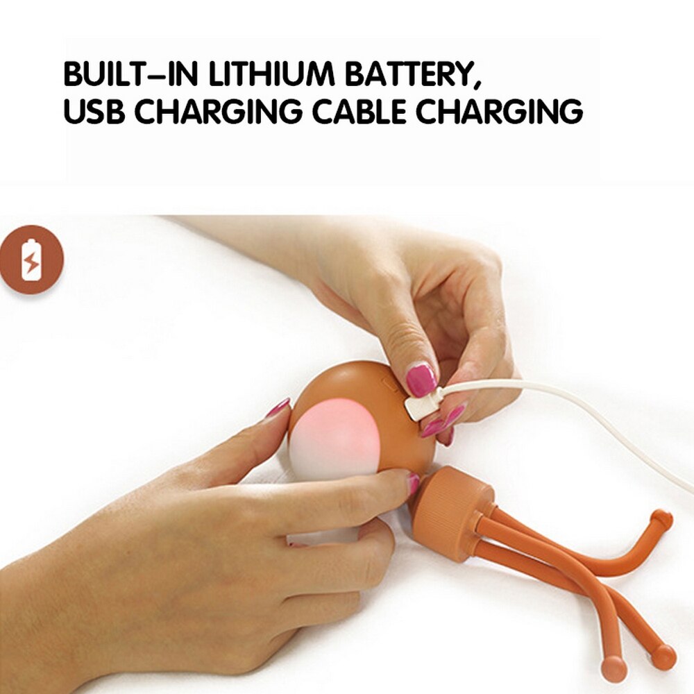 Rechargeable 360 Degree Rotating LED Night Light Security Wall lamp Motion Sensor light for Kitchen Stair Bedroom toilet lights