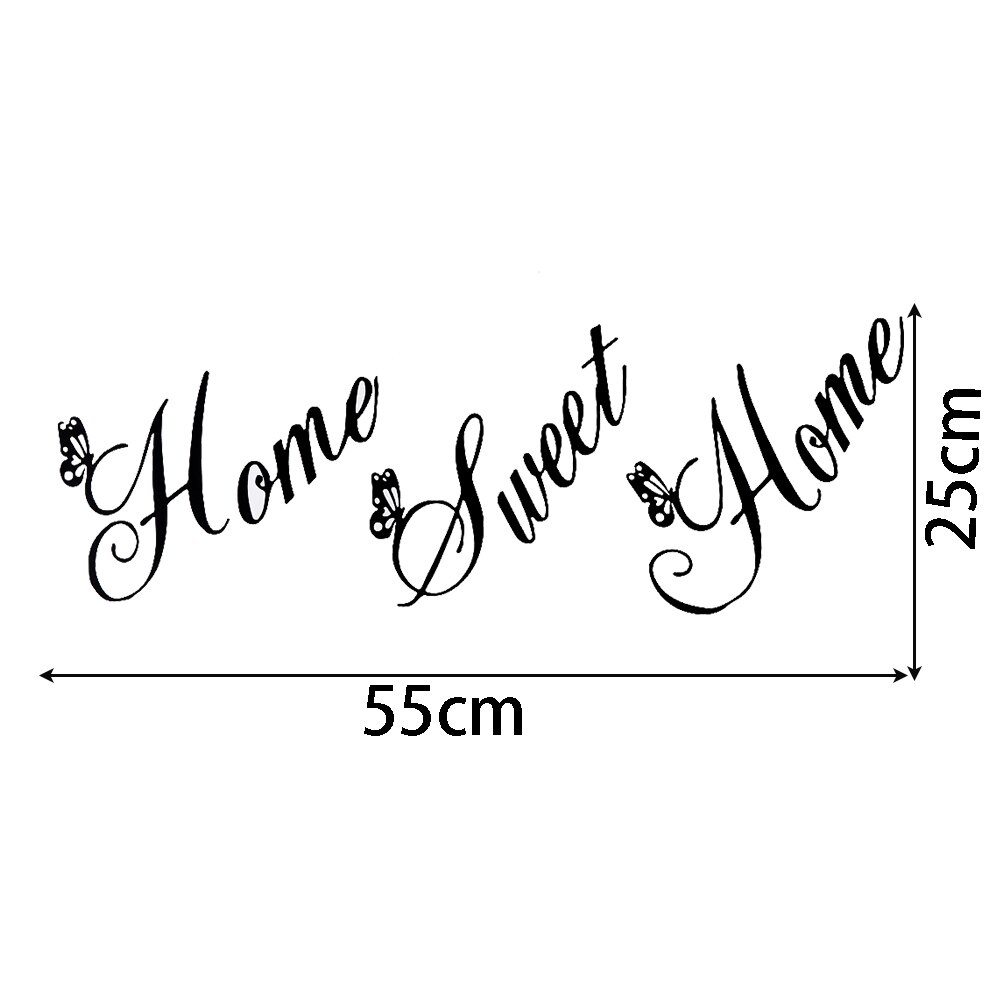 Alphabet Phrase Quotes about Family Life Wall Stickers DIY Art Words Wall Sticker Home Living Room Decoration Wall Decals: 2