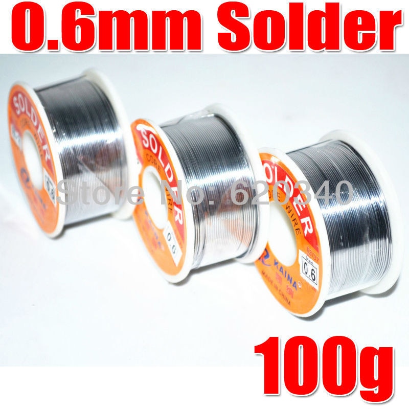 0.6mm 100g Tin Lead Melt Rosin Core Flux Soldeerdraad Reel Solderen Lassen