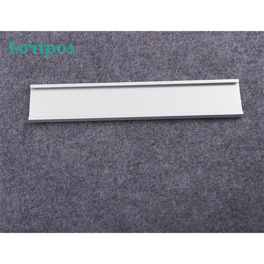 Aluminum Alloy Label Frame Slot Partition Office Screen Name Card Display 20cm Card Frame Holder Display Metal Sign Holder