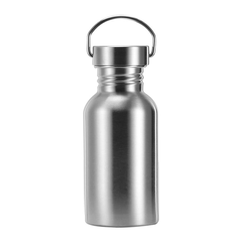 350/500/750ml Double Wall Large Capacity Stainless Steel Single Layer Sports Kettle Outdoor Bicycle My Water Bottles Durable