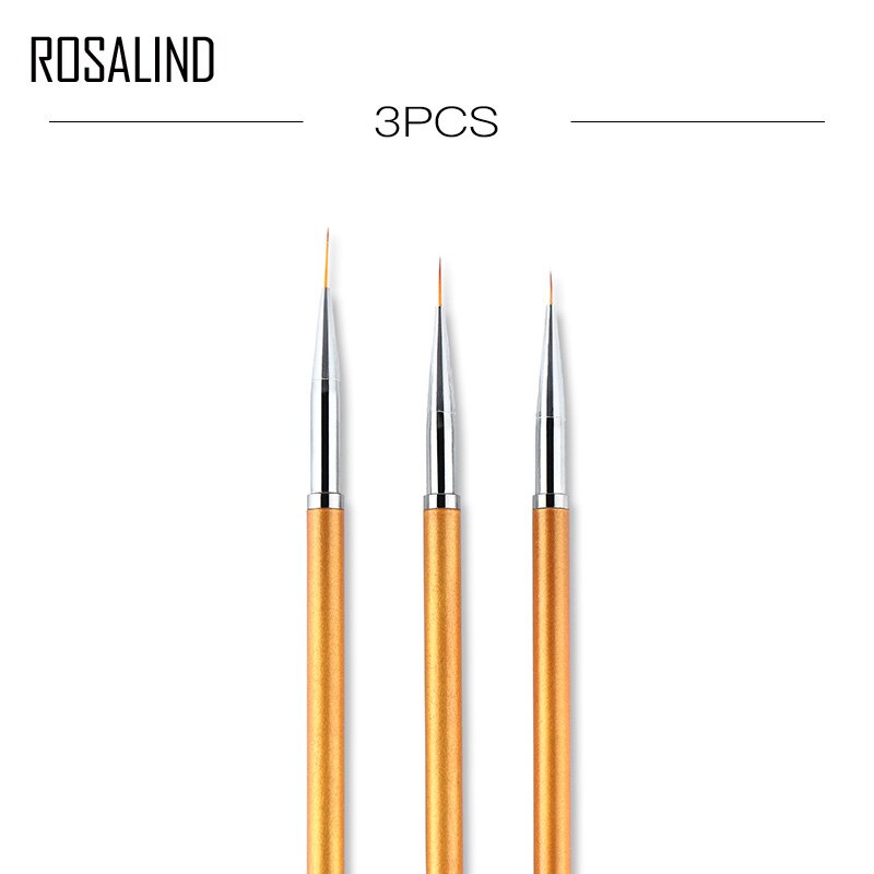 ROSALIND Nail Brush 20Pcs/Set Nail Brushes Set Dotting Painting Drawing Nail Art Tools Polish Brush Pen nails manicure: N5237