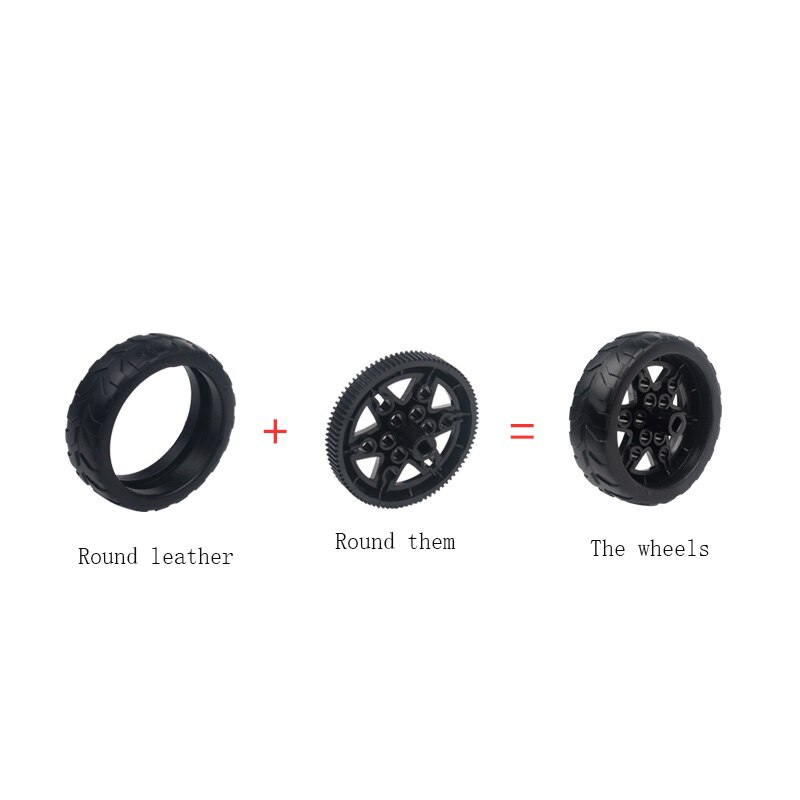 Newest Silica wheel /TT motor tyre/DIY accessories are suitable for robots
