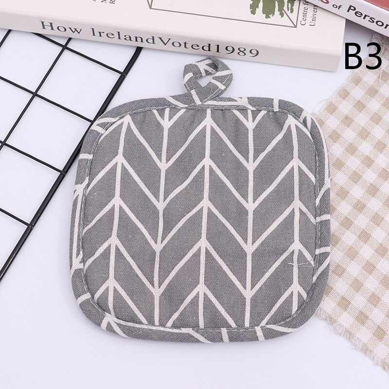 Gants de cuisine antidérapants en coton, à la , pour four à micro-ondes: B3