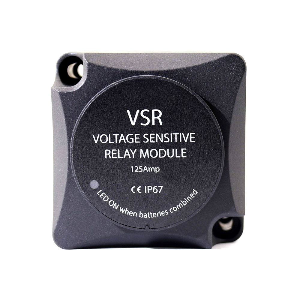 Voltage Sensing Relay (VSR) 12V 125Amp IP67-Automatic charing relay to avoid dead battery