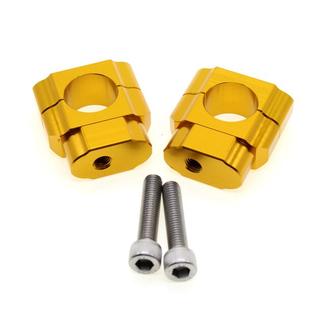 For Benelli TNT 125 135 Cnc Motorcycle Handlebar Fat Bar Mount Clamp Riser Adaptor 22 28 Mm Motorcycle Accessories: 28mm gold