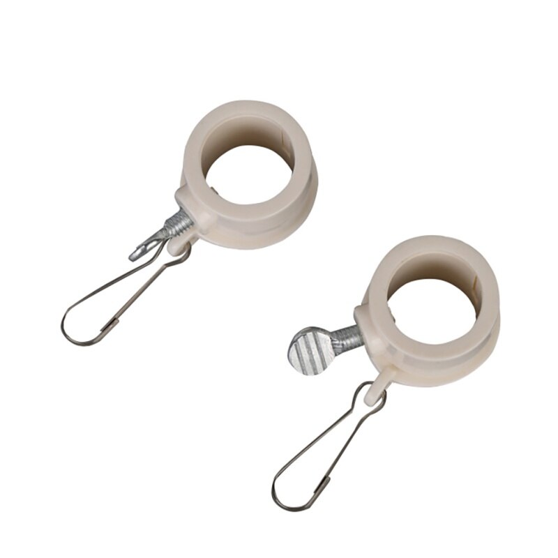 2 Stuks Plastic Vlaggenmast Montage Ringen Set Met Karabijnhaken Met Vaste Hookanti Wrap 360 Draaibare Ring Vlaggenmast Hardware