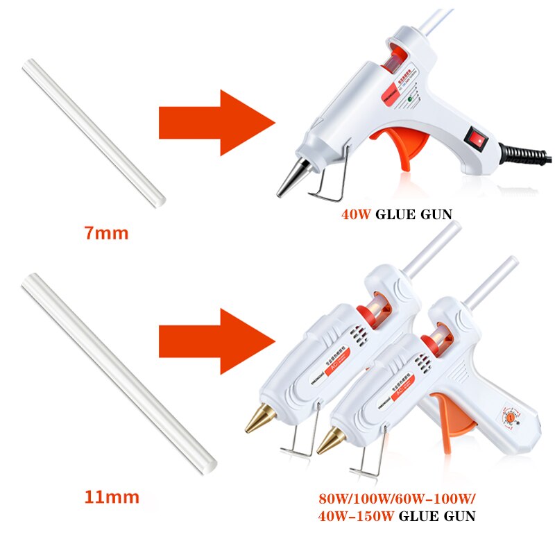 40W-150W High Temp Melt Glue Gun Graft Repair Heat Gun Pneumatic DIY Tools Glue Gun Power Tool